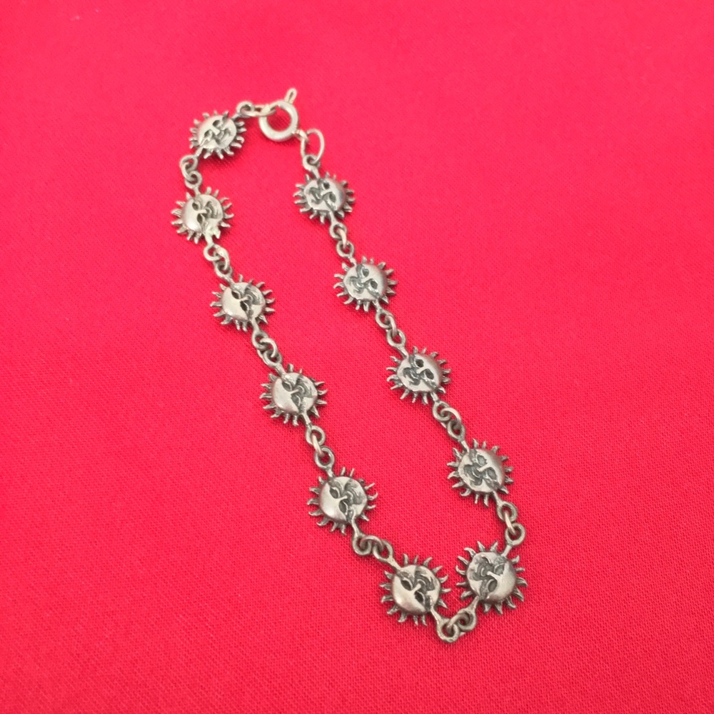 Sunburst Link Bracelet